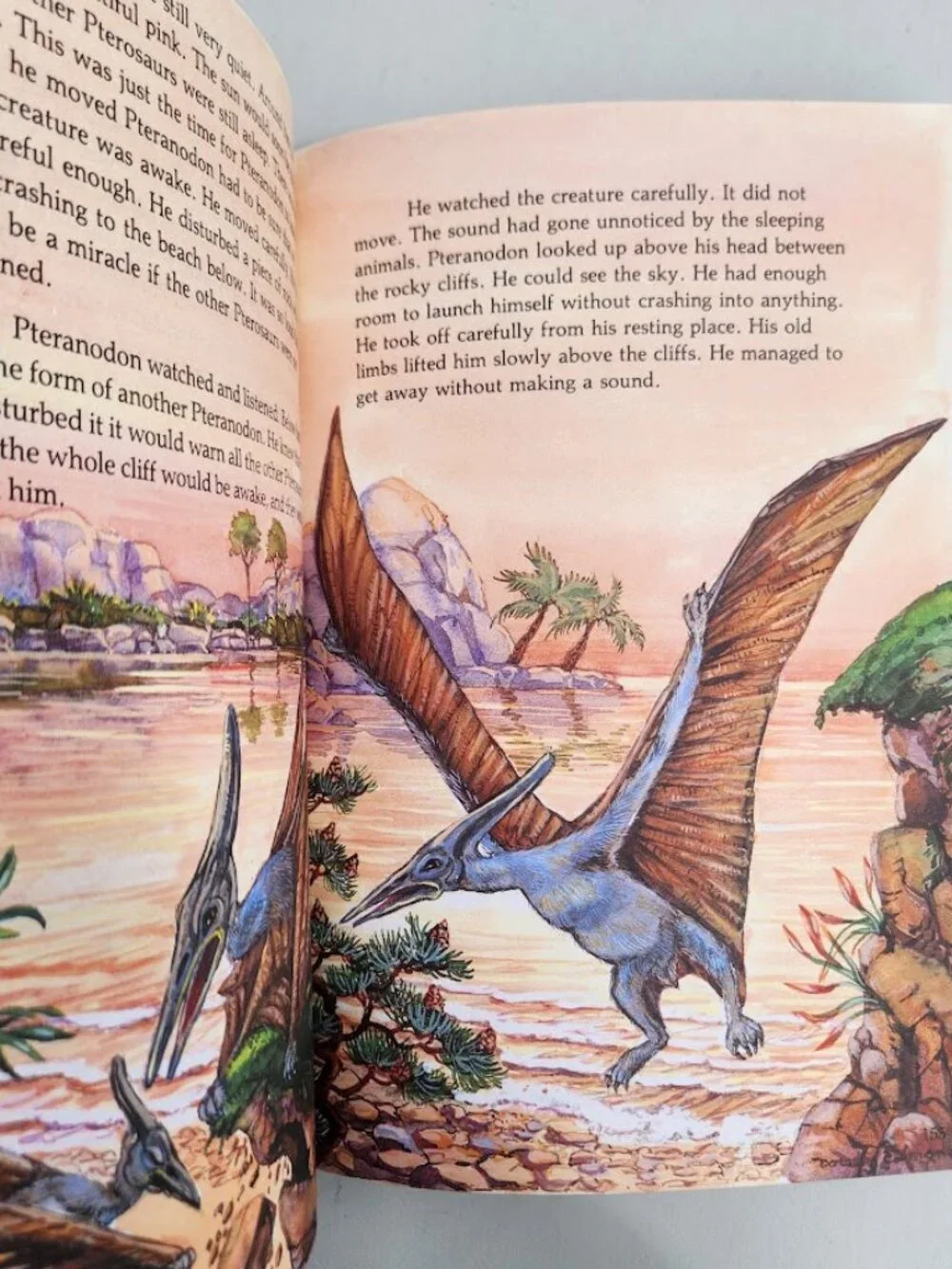 Vintage Dinosaurs And Prehistoric Creatures Education Learning Hardcover Book 97